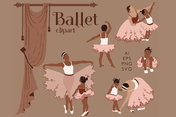 Abstract Ballerina Clipart: A Versatile Digital Asset for Modern Creativity