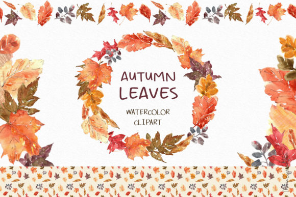 Autumn Leaves Watercolor Clipart: A Creative Resource for Designers and Artists