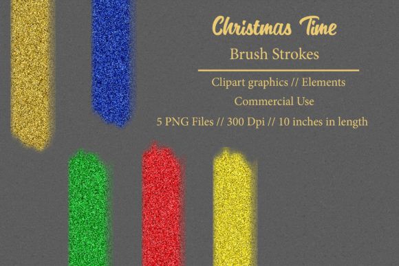 Christmas Time Brush Strokes