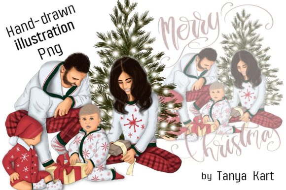 Family Christmas Clipart: A Versatile Resource for Creative Projects