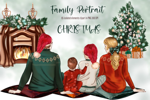 Family Portrait Christmas Sitting Family: A Unique Way to Celebrate the Holidays