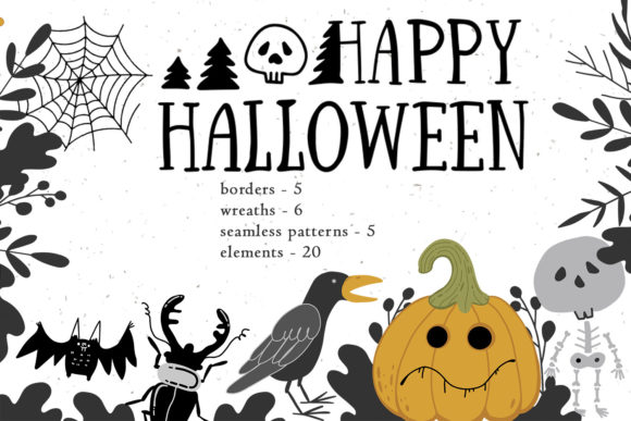 Halloween Autumn Set: A Versatile Resource for Creative Projects