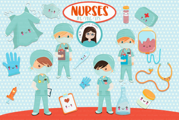 Nurses Boys Clipart: A Versatile Tool for Creative and Professional Workflows