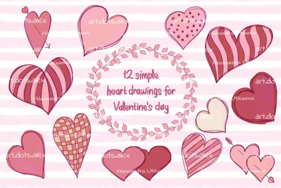 Set of Hearts Valentines Day: A Versatile Design Resource for Creative Workflows